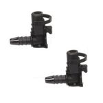 2pcs Throttle Body Heater Pipe Hose Connectors for Vauxhall Mokka 1.4 55354565