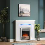 Electric Fire and Surround, Coal Effect & Mood Light – Endeavour New Cayton
