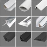 Trims For 5mm 8mm 10mm Shower Wet Wall Panels Bathroom PVC Cladding Ceiling