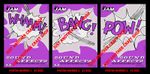 The Jam Sound Affects Complete Set of 3 A3 Size Posters USA Promo 1981 