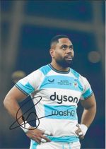 Joe Cokanasiga  Bath Rugby Signed A4 Photograph Autograph