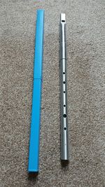 Kerry Busker Low D Whistle, tuneable, aluminium throughout