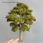 10-15cm HO/OO Scale Autumn Tree Miniatures Garden Landscape Scenery Tree Model