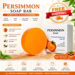 Persimmon Soap Bar for body Odor persimmon and Green tea Extract For Men & Women