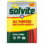 Solvite All Purpose Wallpaper Paste Extra Strong Adhesive Easy Mix Wallpaper Glu