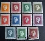 New Zealand 1954  UHM Queen Elizabeth ll Officials - Including 3 Shilling Grey