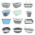 Collapsible Folding Laundry washing Basket storage Cloth Bin Bucket Space Saving