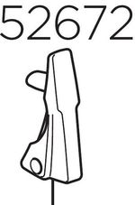 Thule Non Locking Handle for 598 ProRide Roof Mounted Carrier 52672