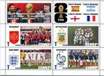 Stamp block Transnistria 2026 Football world Cup FINAL Spain winner Golden ball