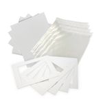 White Picture & Photo Mount Kits with Backs + Clear Bags  | Various Sizes