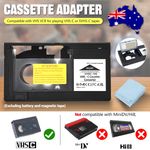 Vintage VHS-C To VHS Cassette Video Tape Player Adapter Camcorder Converter AN