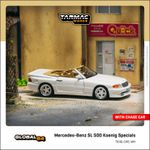 Tarmac Works 1:64 Model Car Mercedes-Benz SL 500 Koenig Specials White Alloy Car