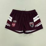 Burleigh Bears Footy Shorts QRL QLD Rugby League Team Player Mens Large L W34