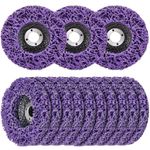 4PCS Poly Strip Wheel Discs Paint Rust Remove Abrasive Angle Grinder 115mm 4.5"