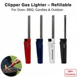 Clipper Gas Lighter – Refillable Long Tube for Oven, BBQ, Candles & Outdoor