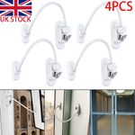 4x Window Door Restrictor Child Baby Safety Security Lock Cable Catch Wire TD