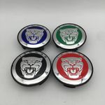 4 X GENUINE JAGUAR 58mm X S Type E F I-Pace XK XF XE XJ BLACK WHEEL CENTRE CAP