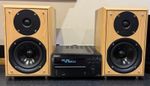 Denon RCD-M39DAB Hi-Fi System with Eltax Monitor III Speakers. 