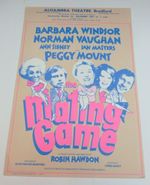 Barbara Windsor Peggy Mount  The Mating Game  Bradford  Theatre Flyer 1982