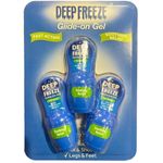 Deep Freeze 3x50g Muscle Message Gel Glide On Cool Lotion PainRelief Fast Acting