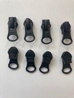 Black YKK Puller for waterproof Nylon Zip #5 Slider/Puller Water Repellent