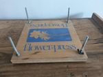 Vintage Wooden Rare Habitat Large Flower Press Made In England 1970s 18.7cm Sq 