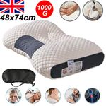 1000G Foam Pillow Cervical Memory For Neck & Shoulder Pain Ergonomic Orthopedic