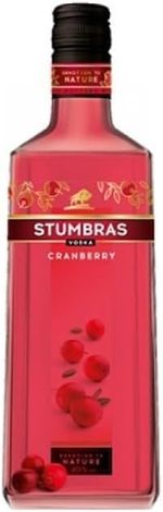Stumbras Lithuanian Cranberry Vodka 50cl 40% ABV Flavoured