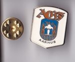 Aarhus ( Denmark ) - lapel badge butterfly fitting
