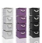 4 Drawer Storage Cabinet Unit Ideal for Home/Office/bedrooms /Bathroom