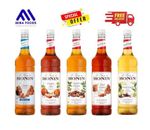 Monin Syrup 1L Coffee Syrup Premium Cocktail Beverage Flavours Used by Costa