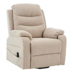 Brampton Riser Recliner Mobility Chair in Lisbon Wheat Fabric