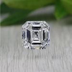 4.0 Ct Lab-Grown CVD Diamond Asscher Cut D Color VVS1 Loose Gemstone 6AGH