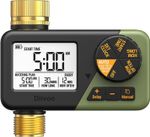 Water Sprinkler Timer Irrigation Hose with Rain Delay Manual Watering for Lawns