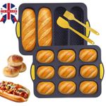 Kitchen Silicone Bread Molds Round Bun Mould Pastry Baking Tools Bake Tray Ovens