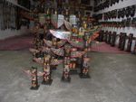 Wooden Totem  Pole  60 cm 50 cm 40 CM HIGH  UK Dispatch Brand New Handmade