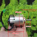 12V DC Permanent Magnet DC Motor Electric Gear Motor High Speed 30W 5200RPM