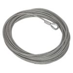 Sealey Wire Rope (Ø10.3mm x 29mtr) for RW5675 Winches Recovery Ropes Towing DIY