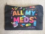 All My Meds - Brightly Coloured Zipped Medication Bag 💊  NEW