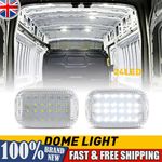 2X Interior LED Dome Light Cargo Area For 2015-2023 Ford Transit 150 250 350 HD