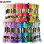100% Cotton Embroidery Thread Bundles Cross Stitch Thread Floss Cotton Skeins 50