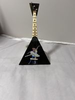 Russian 3 String Balalaika Musical Instrument Hand Crafted Ballet Scene Signed. 