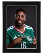 Julian Quinone Signed autograph Photo 6x4/ A4 Framed Mexico FIFA World Cup 2026