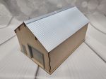 Garage Scene Flatpack Kit for 1:43 Scale Models 3mm MDF Diarama.