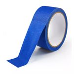 Decorating Masking Tape Blue HIGH Tack Craft Tape 25MM X 50M + 50MM X 50M