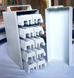 Dia Magazin Empty 35mm Slide Storage Box 10 Slide Trays for 500 Slides