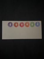 Postal Stationery George VI Postage Envelope Embossed Stamps Elizabeth II Scarce