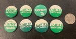 Lot Of 8 Vintage Political Buttons Jimmy Carter Walter Mondale 1976 1980