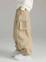 Unisex Cargo Pants Baggy Combat Trousers Men Women Vintage Japanese StreetwearUK