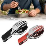 Multifunctional 4 in 1 Camping Spork Flatware Travel Picnic Stainless Steel UK